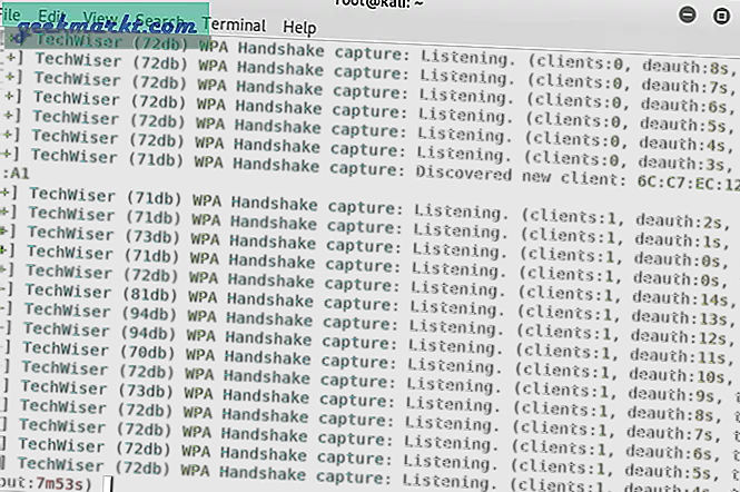 Kali Linux wird mit einem integrierten Python-Tool namens Wifite geliefert, mit dem Sie mühelos das WLAN-Passwort knacken können. Mal sehen, wie man das benutzt.