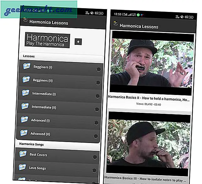 Beste Harmonica Learning Apps for iOS og Android