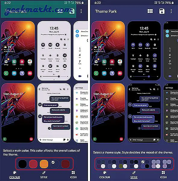 Hvordan lage ditt eget Samsung One UI-tema