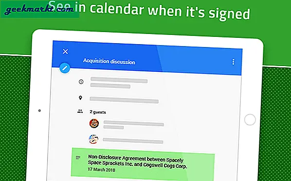 Hier zijn 7 Google Agenda-add-ons om evenementen te importeren / exporteren, NDA's te ondertekenen, vergaderingen te plannen, uit te nodigen en te houden in de app.