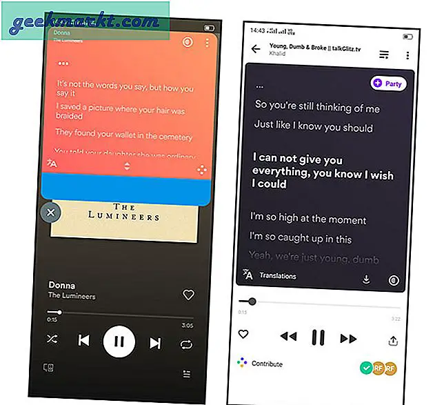 7 beste songtekst-apps voor Android en iOS