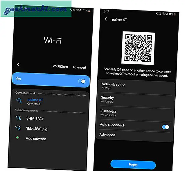 6 QR-kode-apps til deling af WiFi-adgangskode fra en telefon til en anden