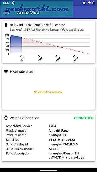 Hoe Android-apps te installeren op Amazfit Pace / Verge / Stratos