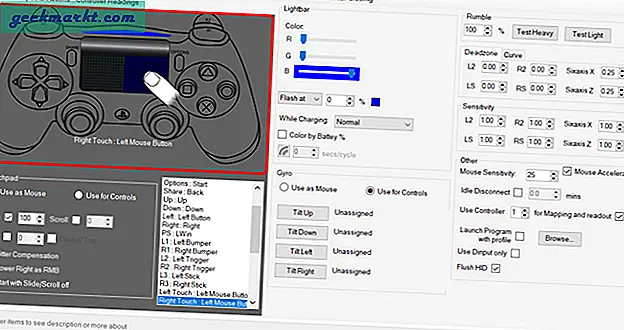 PS4 Denetleyici Dokunmatik Yüzeyi PC'de DS4Windows ile Nasıl Kullanılır?
