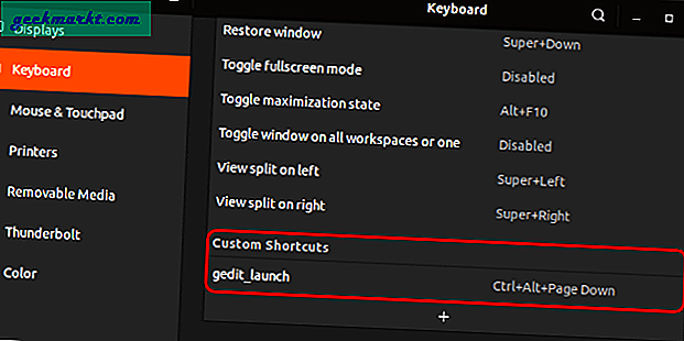 So erstellen Sie schnell Tastaturkürzel in Ubuntu