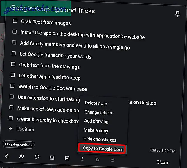 16 Tips og triks for Google Keep Notes for å holde deg organisert