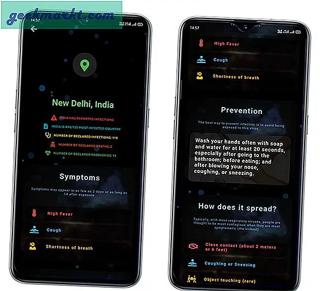Diese Android App hält Sie über den Ausbruch des Corona-Virus auf dem Laufenden