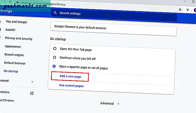 Hoe Google Chrome-tabbladen te herstellen na opnieuw opstarten