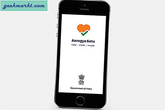Regierung. von Indien startet Aarogya Setu App zur Bekämpfung von COVID-19