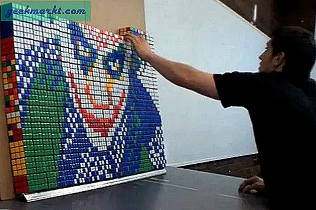 Cara membuat Mosaik Kubus Rubik
