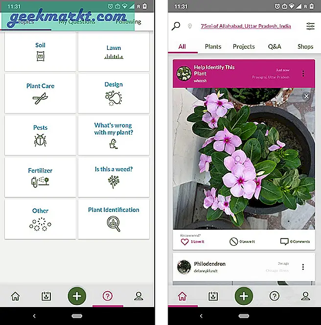 Beste hagearbeidsprogrammer for Android og iOS