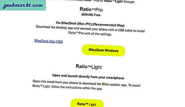 Blloc er en launcher, der får dig til at bruge din telefon mindre ved at distrahere dig mindre og levere funktioner som Monocrome osv.