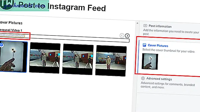 3 måder at føje brugerdefineret miniaturebillede til Instagram-video på