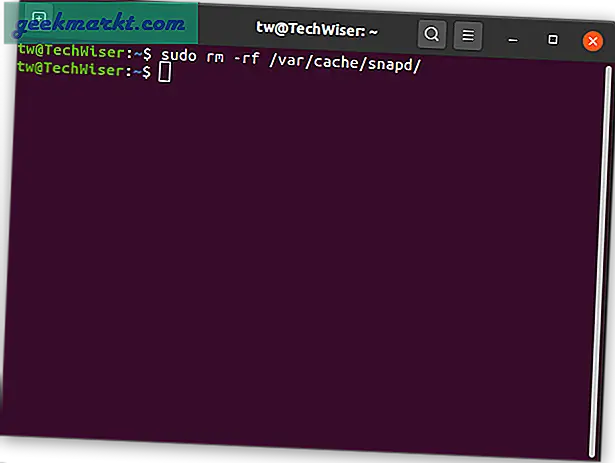 Snap kommer forhåndsinstallert med Ubuntu sammen med apt. Hvis du ikke vil ha et ekstra tillegg her, kan du fjerne snap fra Ubuntu 20.04