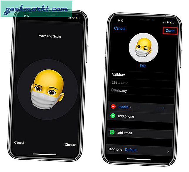WWDC 2020 - Hinzufügen einer Gesichtsmaske zu Memoji in iOS 14