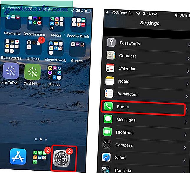 Hoe krijg je de oproepmelding op volledig scherm terug op iOS 14?
