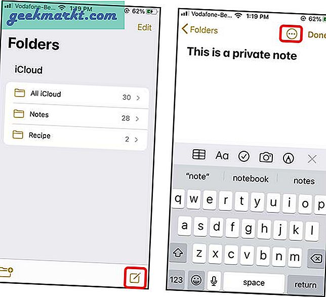 sekarang Anda dapat mengunci catatan Anda di iPhone dengan Touch ID dan Face ID. Anda hanya perlu mengatur kata sandi sekali dan Anda siap melakukannya.