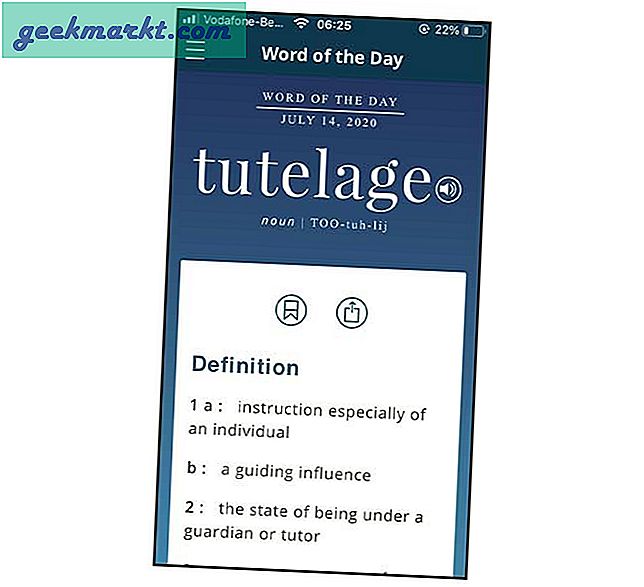 hier zijn enkele van de beste woordenboek-apps die u kunt gebruiken om woorden te vinden die anders moeilijk te vinden zijn op internet.