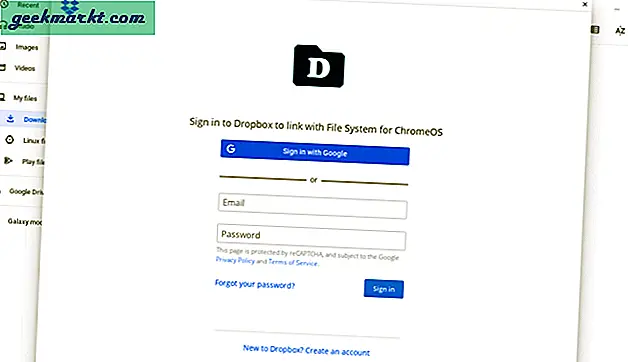 So fügen Sie Dropbox im Chromebook-Dateimanager hinzu
