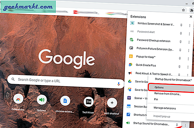 Chromebook'ta Başlangıç ​​Zili Nasıl Etkinleştirilir
