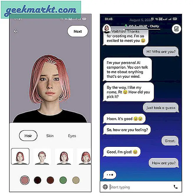 แอพ Chatbot ที่ดีที่สุดสำหรับ iOS และ Android ในปี 2020