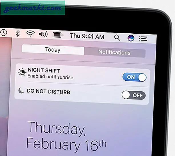 Sådan deaktiveres Night Shift for visse apps på Mac