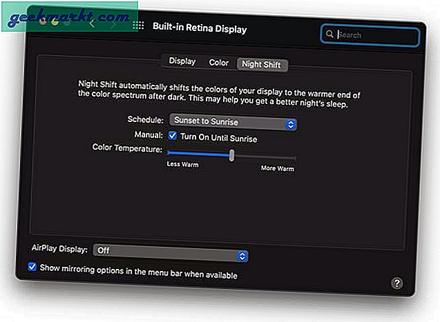 Slik deaktiverer du Night Shift for visse apper på Mac