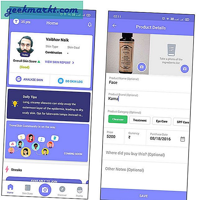 Bedste hudpleje-apps til iOS og Android