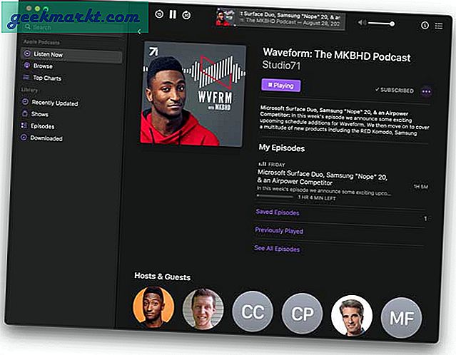 Bedste Podcast-apps til Mac, som du skal få i 2020