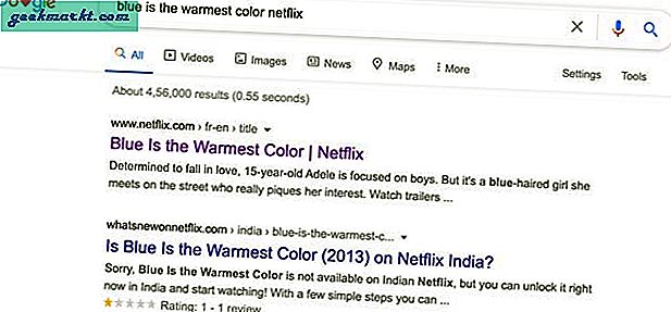 Hoe blauw te kijken is de warmste kleur op Netflix