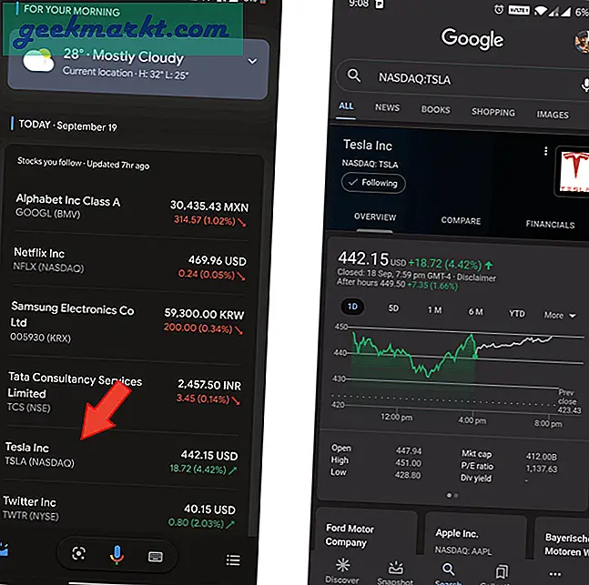 So verfolgen Sie Aktien intelligent mit Google Assistant