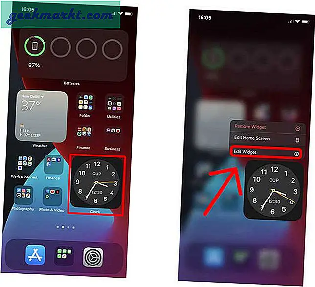 So korrigieren Sie die Uhr-Widget-Zeit unter iOS 14