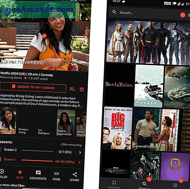 Bedste filmsporingsapps, der synkroniseres med Trakt på Android