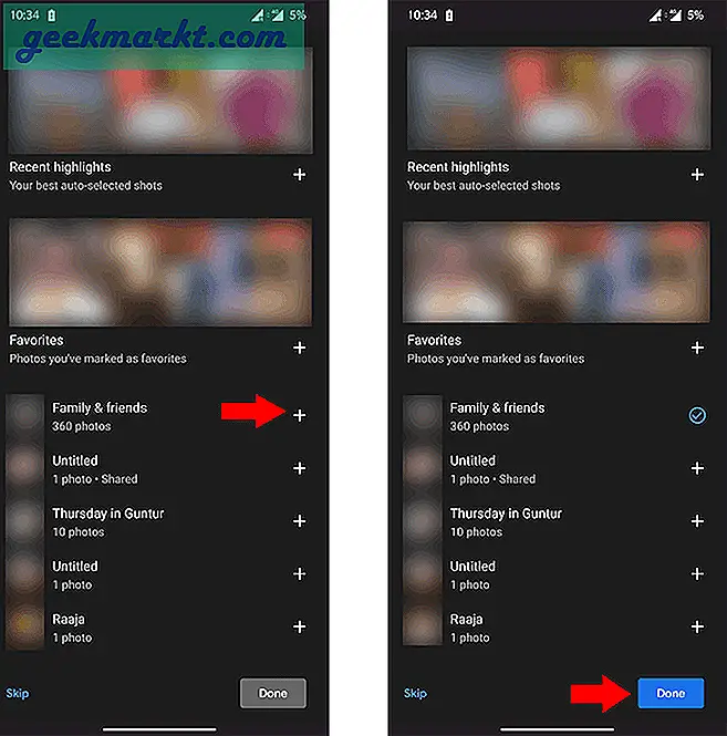 So fügen Sie Fotos hinzu, die im Google Assistant-Umgebungsmodus angezeigt werden sollen