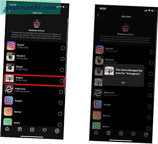 So können Sie das Instagram App-Symbol ändern