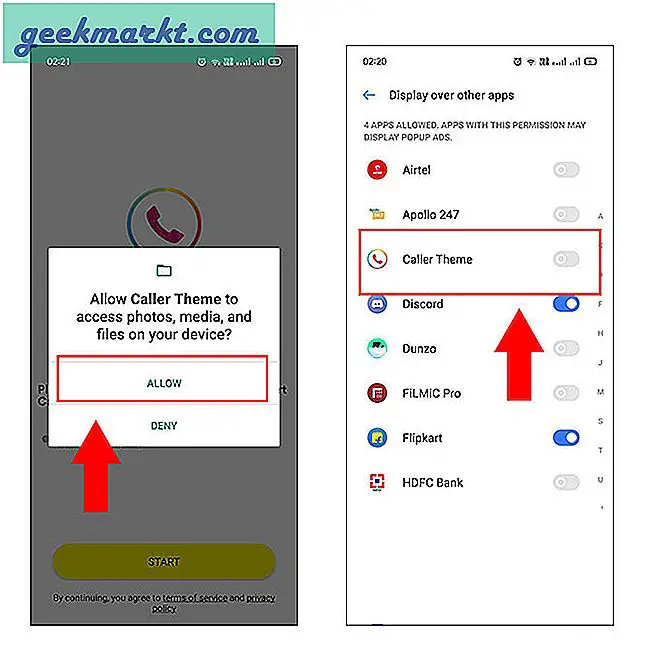 Android'de Arayan Ekranı Nasıl Değiştirilir
