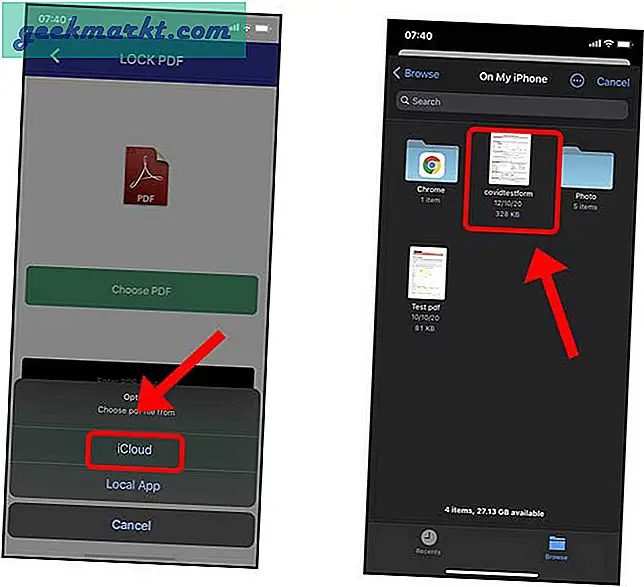 De meeste pdf-apps op de iPhone worden betaald of plaatsen deze kleine functie achter een betaalmuur. Voer AVI PDF Pro in, een gratis en offline app om pdf's op de iPhone met een wachtwoord te beveiligen.