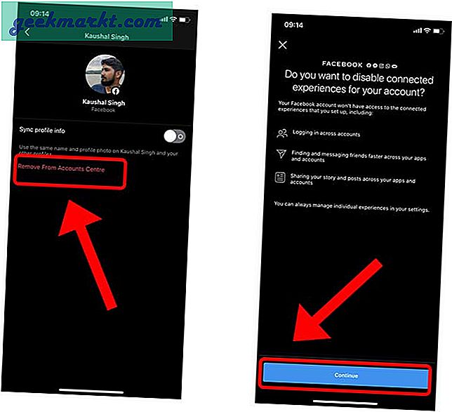 Sådan fjernes Facebook Messenger fra Instagram efter den nye opdatering