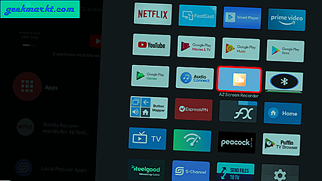 Sådan åbnes Sideload Apps fra standard Android TV-launcher