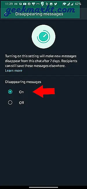 WhatsApp-berichten automatisch verwijderen