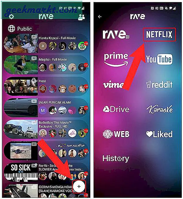 Netflix kijken samen met externe vriend (Android | iOS)