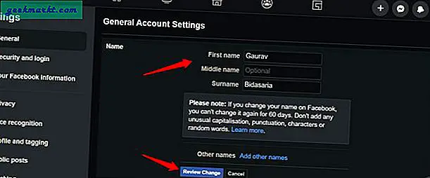 Hoe u uw naam op Facebook op internet en mobiel kunt wijzigen