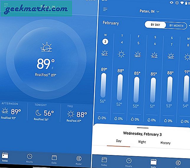 Sind Sie es leid, Anzeigen in der Standard-Samsung-Wetter-App zu sehen? Lesen Sie den Beitrag, um die sechs besten Wetter-Apps für Samsung Galaxy-Geräte zu erfahren.