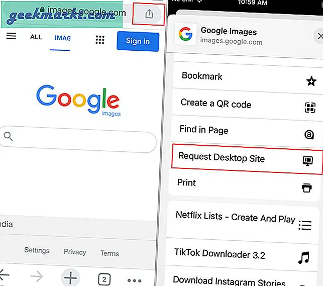 3 måter å Google Søk etter bilde (Reverse Image Search) på iPhone |