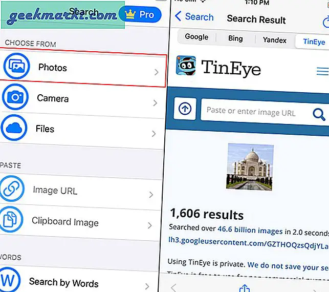 3 manieren om met Google op afbeelding te zoeken (omgekeerd zoeken naar afbeeldingen) op de iPhone