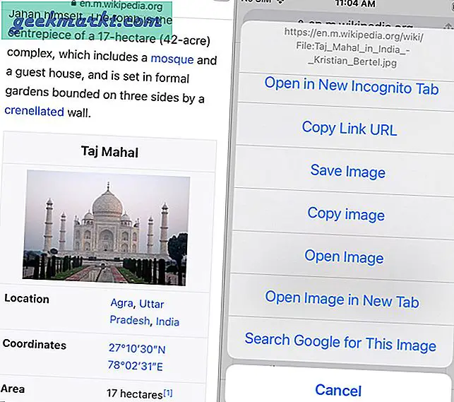 3 måter å Google-søk etter bilde (Reverse Image Search) på iPhone