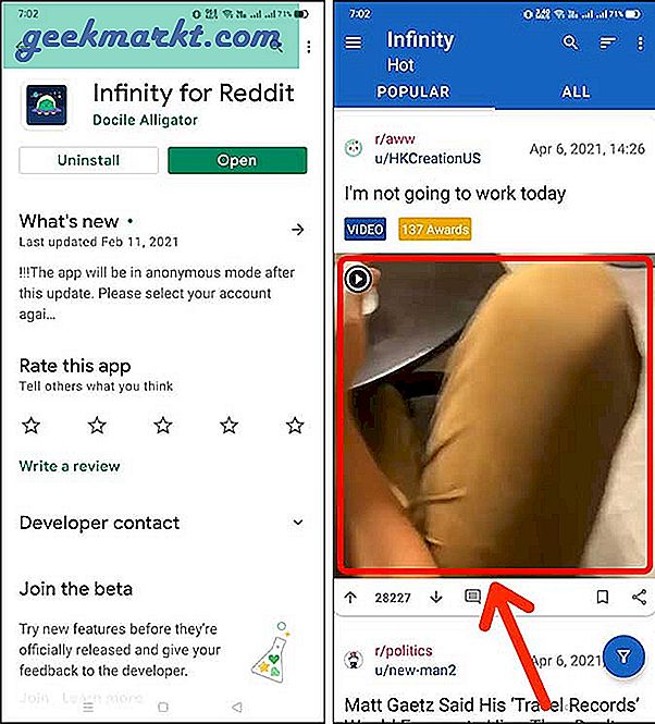 Android'de Reddit Videoları Nasıl İndirilir