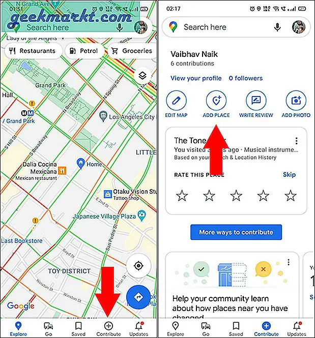 Sind Sie es leid, Ihre Arbeits- / Privatadresse jedes Mal manuell einzugeben, wenn Sie pendeln möchten? Hier sind 4 Möglichkeiten, um eine Adresse in Google Maps auf Mobilgeräten hinzuzufügen.