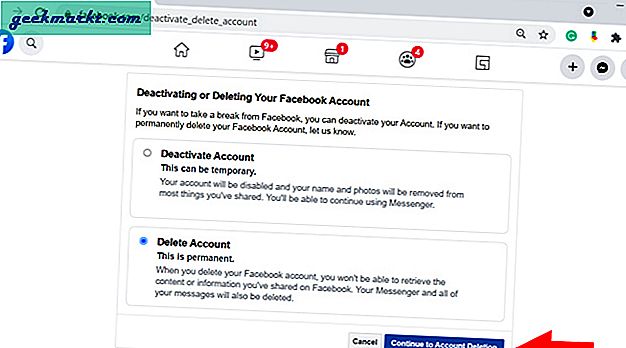 So deaktivieren oder löschen Sie Ihr Facebook-Konto