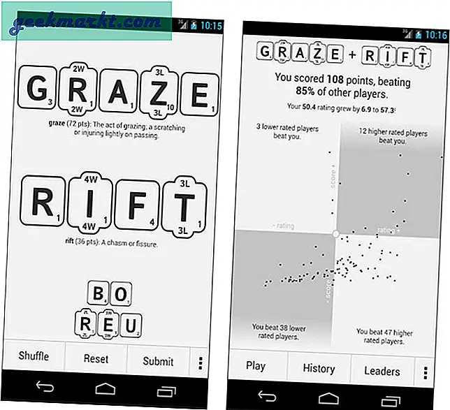 13 beste woordspellen op iOS- en Android-apps